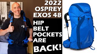 2022 Osprey Exos 48 REVIEW vs Osprey Atmos AG 65  Wild camping rucksack  Hiking backpack [upl. by Eryn]