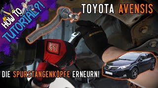 Toyota Avensis  Die Spurstangen sind verschlissen viral car tutorial [upl. by Oates]