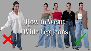 Dos amp Donts Wide Leg Jeans  Styling Rules [upl. by Tamiko]