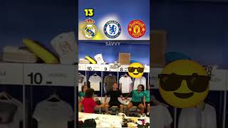 R Madrid VS Chelsea VS Man UTD Team Header Challenge [upl. by Ttegirb]