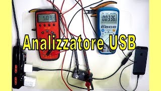 Analizzatore Alimentazione USB  Tutorial [upl. by Gerianne]