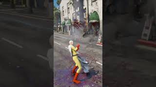 GTA 5  Saitama One Pucnh Man Mod gta5 shorts trending fyp foryou onepunchman saitama anime [upl. by Benildas663]