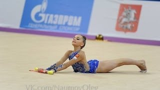 Arina Averina Clubs  GP Moscow 2014 [upl. by Mochun463]