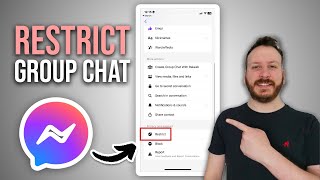 How To Restrict Group Chat In Messenger Tutorial [upl. by Auhsuoj]