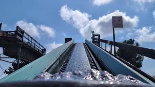 Silver River Flume Ride POV At PortAventura World [upl. by Atalanta]