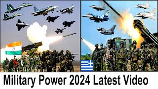 India vs greece Military Power Comparson 2024 Indian Army vs Hellenic Army Power Compare 2024 Lats [upl. by Nitnert]