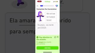 smalltalk U12 S3 Brailian Portuguese Lets learn with Duolingo quiz language brazil study [upl. by Hortense48]