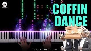 Astronomia Coffin Dance Piano Tutorial  Cole Lam [upl. by Nitsirc]