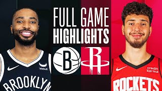 NETS at ROCKETS  FULL GAME HIGHLIGHTS  January 3 2024 [upl. by Lozano]