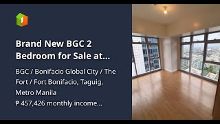 Brand New BGC 2 Bedroom for Sale at Park Triangle Residences Taguig [upl. by Anirtak]