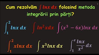 Integrale definite cu lnx bac rezolvare exercitii clasa 12Invata Matematica UsorMeditatii Online [upl. by Frodeen]