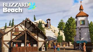 Planet Coaster 2 Blizzard Beach Waterpark Sicily Edition [upl. by Litt]