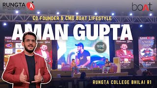 Aman Gupta at Rungta College  Vyom2k24  Rungta College Bhilai  Pharma Vlogs [upl. by Farrica337]