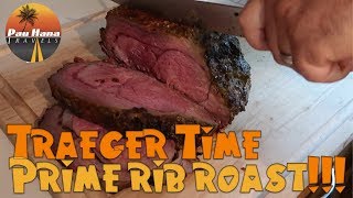 Rving Alaska Traeger Time in the RV on the menu a Prime Rib Roast [upl. by Caundra]