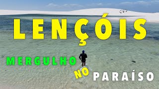 Mergulho nos Lençóis Maranhenses 2024  Drone [upl. by Naujud]