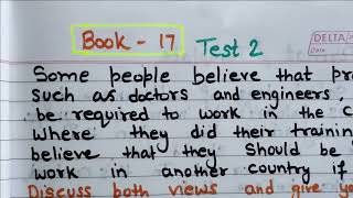 IELTS WRITING TASK 2 Discuss both views ielts essay with Templates  how to score 8 ielts17 test 2 [upl. by Weywadt910]