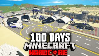 I Survived 100 Days in a Zombie WAR in Minecraft [upl. by Esirehc367]