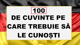 Invata Germana  100 DE CUVINTE pe care trebuie sa le cunosti atunci cand inveti limba germana [upl. by Goddart]