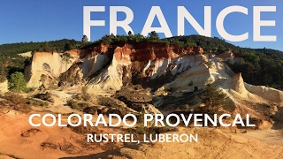 FRANCE  Le Colorado provencal de Rustrel Luberon [upl. by Anahpets839]