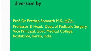 A novel ureterostomy by Prof Dr Prathap Somnath [upl. by Desirae]