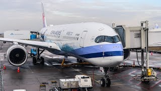 TRIP REPORT  China Airlines  Airbus A350900  Amsterdam  Taipei AMSTPE  Economy Class [upl. by Treborsemaj]