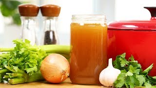 Healthy Bone Broth Recipe  Homemade [upl. by Mcmillan]