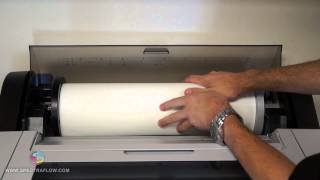 Epson Stylus Pro 4900  Paper loading options [upl. by Tess]