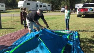 Coleman Signal Mountain Instant Camping Tent Set Up and review [upl. by Kenta]