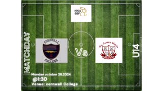 U14  Cornwall College vs St James High School [upl. by Gifferd154]