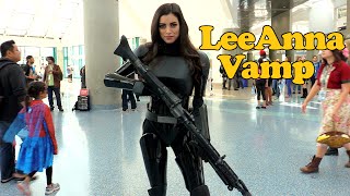 LeeAnna Vamp Shadow Trooper Interview WonderCon 2016 ThatCosplayShow [upl. by Zetrom]