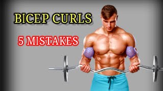 BICEP CURLS 5 MISTAKES fitness temple gym JeetSelalAesthetics [upl. by Nahtannhoj889]