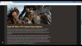 Download God Of War PC 2017 Leaked Torrent File [upl. by Liliane398]