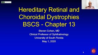 Inherited Retinal Dystrophies  May 1 2020 [upl. by Alcott487]