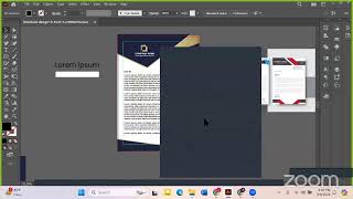 letterhead design in adobe illustrator 9 sep 24 [upl. by Oliana192]