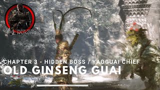 Black Myth Wukong  Old Ginseng Guai Hidden Yaoguai Chief Location  Chapter 5  Ginseng Cape [upl. by Vierno]