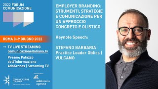 FORUM DELLA COMUNICAZIONE 2022  Innovation Speech EMPLOYER BRANDING STRUMENTI STRATEGIE  Ccelera [upl. by Brosy]