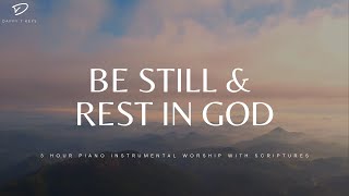 Be Still amp Rest 3 Hour Christian Piano Music With Scriptures and Nature Scene [upl. by Hook]