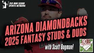 Arizona Diamondbacks Fantasy Studs and Duds for 2025 with Lord Scott Bogman [upl. by Enrico47]