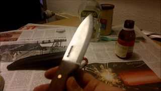 Condor Bushlore Knive Modification  vinegar mustard Mod German [upl. by Vivienne]