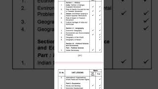 SEBA Class 10 Social Science Half yearly exam Complete syllabus 2024SEBA SCERT ncert class10seba [upl. by Tarabar]