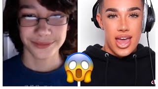 JAMES CHARLES PUMPED UP KICKS COVER THEN VS NOW  JAYSCODING [upl. by Darrej]