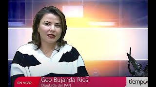 Entrevista con Geo Bujanda Ríos diputada del PAN [upl. by Greenwell]