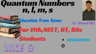 Quantum Number n l m sWhat Is Quantum NumberWhat Represent Quantum Number [upl. by Yanahs64]