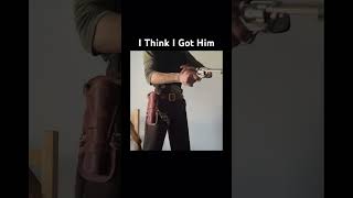 When the sheriff’s for your gun Single action revolver gun tricks triple shot Reupload [upl. by Haraz]