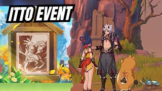 ITTO EVENT Full Edited STORY Quest • HIDDEN LOCATIONS  43 Genshin Impact [upl. by Deden]