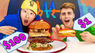 1 vs 100 Burger Mukbang with Bailey Payne [upl. by Dlanor]