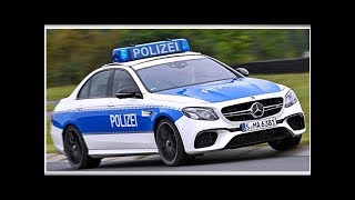 Mercedes AMG firma nuova “arma” della Polizia tedesca ecco la E 63 S 4Matic da 612 cv [upl. by Theresina]