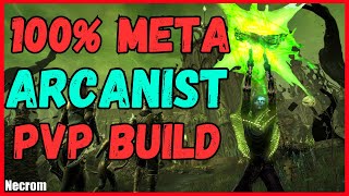 ESO PvP  100 META Arcanist PvP Build Necrom Chapter [upl. by Ailegna381]