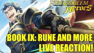 FEH Reaction Book IX Rune and More [upl. by Allemrac]