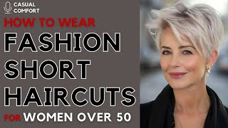 Fashionable Short Haircuts for Women Over 50  Chic amp Timeless Styles  PART 2 [upl. by Yvehc637]